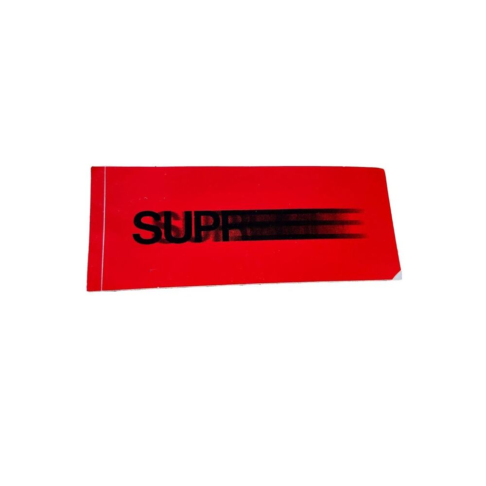 Supreme Motion Logo Sticker Red SS16 Classic Box Logo Authentic